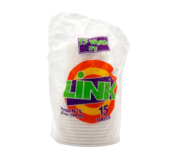 Vaso Deshechable #5 Link 15 uni