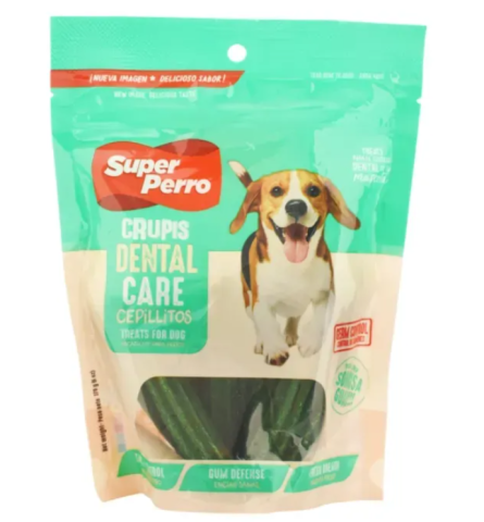 CHUPIS DENTAL CARE SUPER PERRO CEPILLITOS 170G