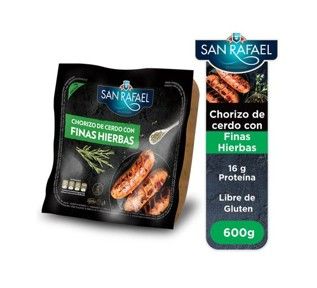 Chorizo de Cerdo Finas Hierbas San Rafael 600g
