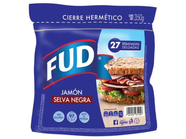 Jamon de cerdo Selva Negra Fud 350g