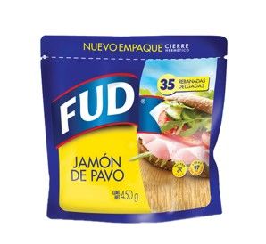 Jamon con pavo Marca Fud 450 g