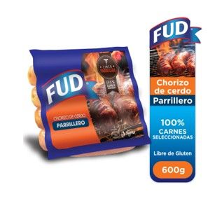 Chorizo de cerdo Parrillero FUD 600g