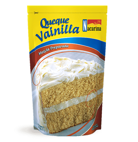 Nacarina Premezcla Queque de Vainilla 454g