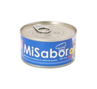 Atun Mi Sabor Lomo Trozos en Aceite Girasol 170gr
