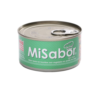 Atun lomo troc con vegetales ac Mi Sabor lata  170