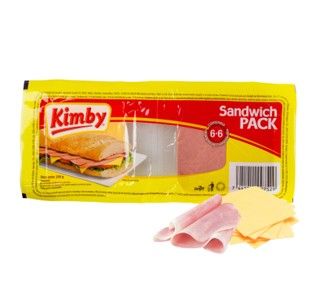 Combo Sandwich Pack Mortadela +Queso Kimby 228g