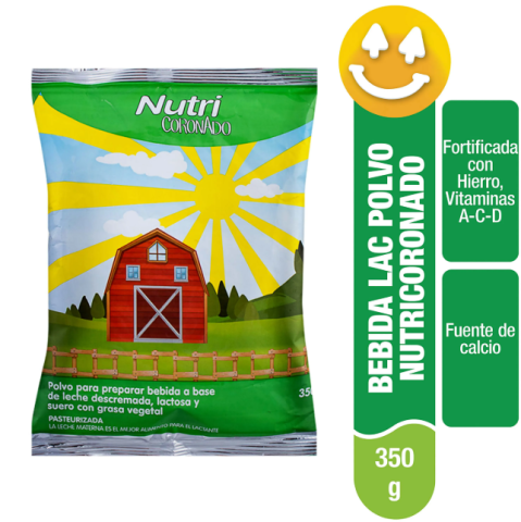 Bebida de leche en polvo coronado 350g