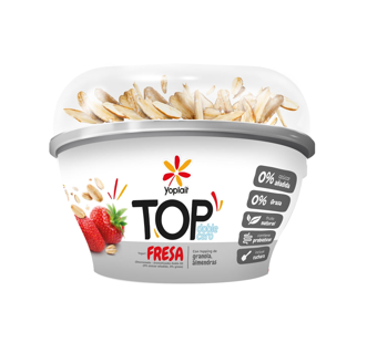 Yogurt TOP Sabor Fresa con Granola, Yoplait, 165g