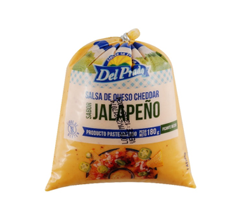 Salsa de Queso Cheddar Sabor Jalapeño, 180g