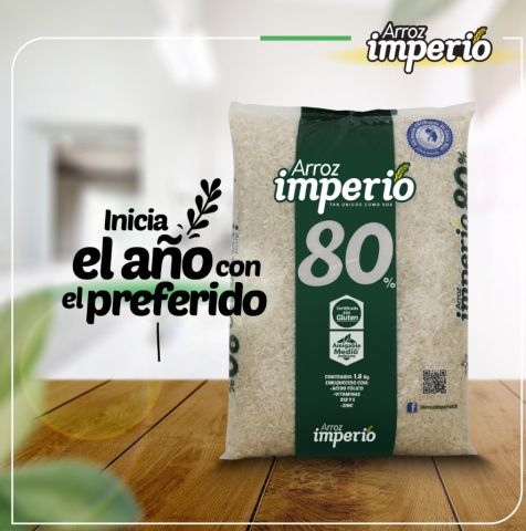 Arroz 80%  Imperio Verde 1.8 kg