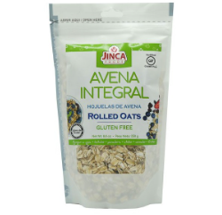 Avena Hojuela Integral Jinca Bolsa 250g