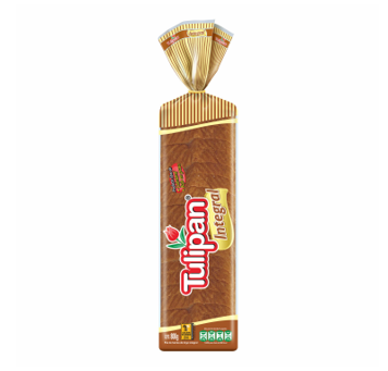 Pan integral Tulipan 800g