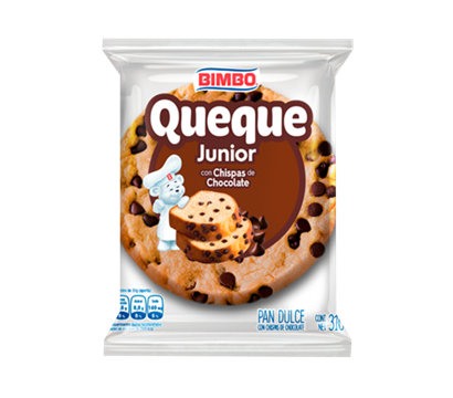 Queque Junior Chispas sabor chocolate Bimbo 310g