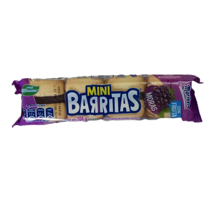 Mini Barritas Mora 104g Bimbo
