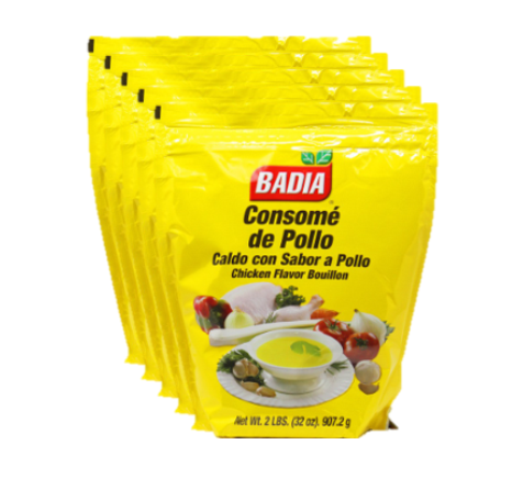 Consomé de Pollo Marca Badia 5 Unidades