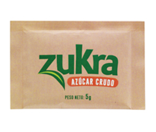 Azúcar Cruda Zukra Sobres 100u