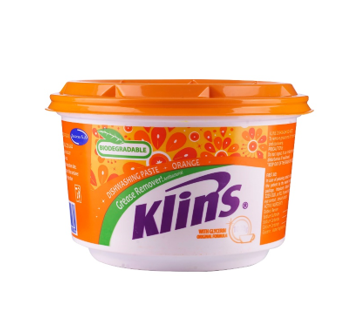 Crema lavaplato naranja Klins 850g