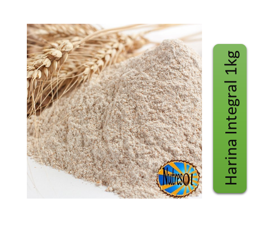 Harina de trigo integral Nutresol 1kg