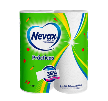 Toallas de cocina Nevax Prácticas 2 rollos 85 HD