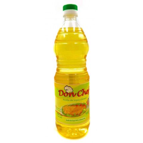 Aceite de Soya y Girasol  Don Chef 900mL