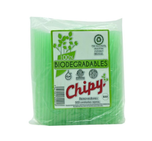 Removedores biodegradables Chipy 500 unidades