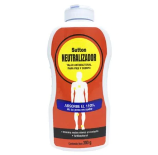 Talco Neutralizador Sutton Frasco 300g
