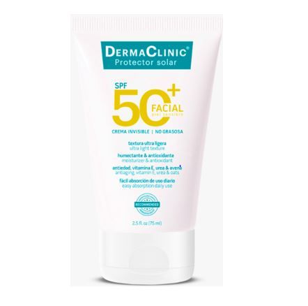 Protector Solar Facial F50 Derma Clinic, 75ml