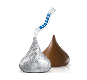 Chocolate Kisses Hersheys Leche Unidad 4,8g