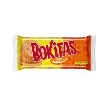 Galleta Bokita rellena queso amarillo unidad