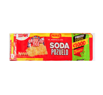 Galleta Soda Mega Pack 21´s Pozuelo 462g