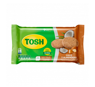 Galleta Tosh Coco y Almendra x9