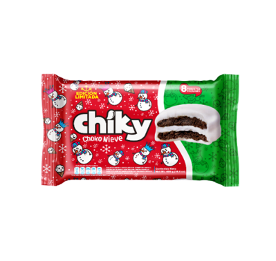 Galleta Chiky Choko Nieve 8 Unidades 408g
