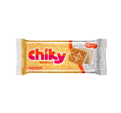 Gelleta Chiky Vainilla, Empaque 10 Unidades 400g