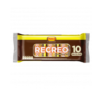 Galleta Recreo vainilla Chocolate 10 Unidades