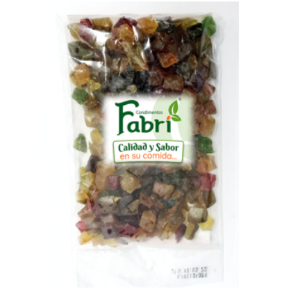 Fruta confitada 100g fabri