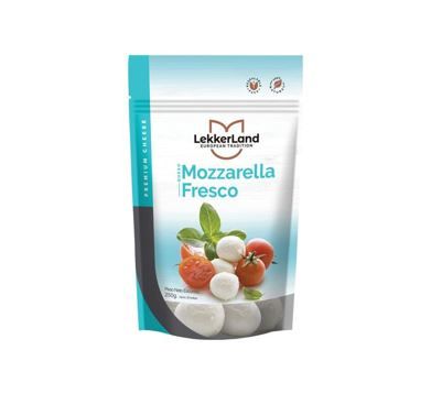 Queso Mozzarella fresco Marca Lekkerland 250 g