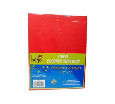 PAPEL BOND COLOR SURT BUHO PTE100