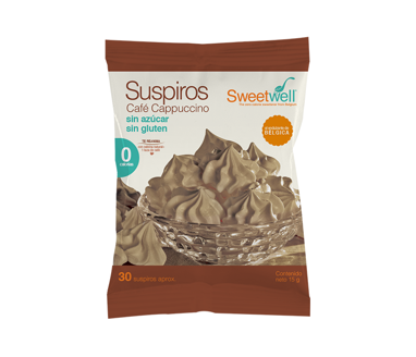 Suspiro de cafe capuchino sweet well 15gr