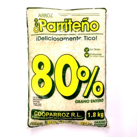 Arroz 80% Cooparroz bolsa 1.8 kg