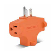 Socket Convertidor 3 entradas x4pza unid Brickell