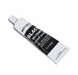 Silicon Negro RTV Alta Temepratura Brickell 85g
