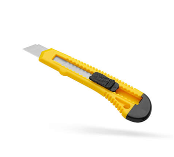 Cutter p/cortar Carton Pequeño Colores 
