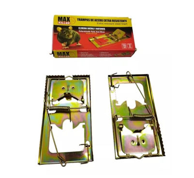 Ratonera Metal Grande Max Killer 2 unid