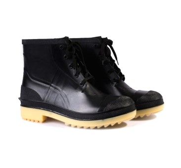 Zapato de Hule Negro Talla #41, Marca Quisqueya