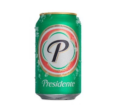 Cerveza Presidente lata 355 ml