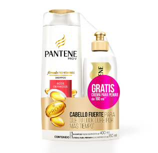 Shampoo Pantene Rizos Definidos 400mL + Crema 160mL