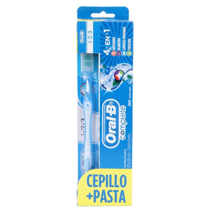 Cepillo Dental Oral-B 1.2.3 + Pasta 60g