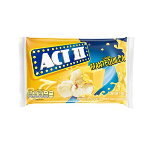 Palomita Act II Sabor Mantequilla 80g