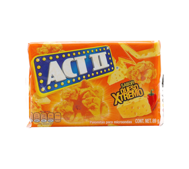 Palomita de Maiz Act II Queso Xtremo 89g