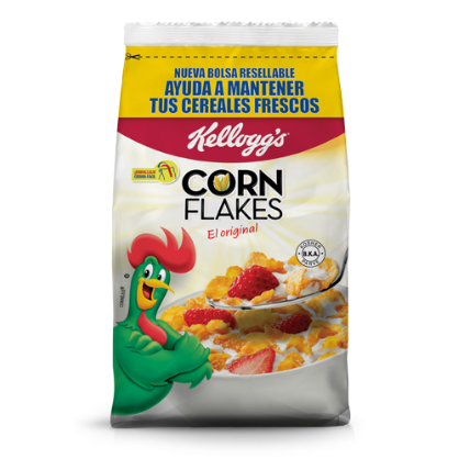 BOLSA CORN FLAKES 270GR Marca Kellogs